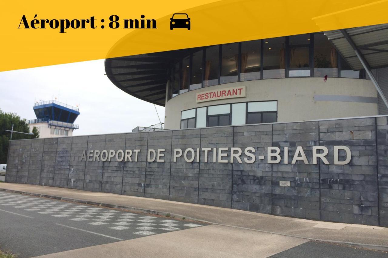 Le Duplex By Goodbnb - Proche Gare - 15Min Futuroscope Poitiers Eksteriør bilde